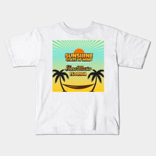 Anna Maria Florida - Sunshine State of Mind Kids T-Shirt